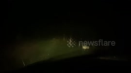 During a rain and hail storm driving down to get my son off at the shop realized I had left my windows open from returning home from work