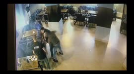 Man saved by fellow diner after choking on food at cafe in Russia