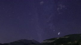 Dramatic timelapse shows Milky Way, ISS and daybreak in Swiss skies