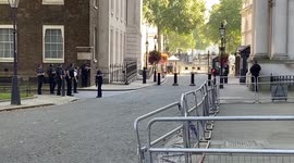 Journalists evacuated from Downing Street as suspicious package found outside main gate before Boris Johnson leaves  for PMQS