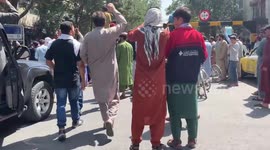Anti-Pakistan protest in Kabul, Afghanistan