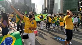 Manifestation In Support Of Bolsonaro During Independence Day In São Paulo, Brazil