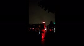 Flashes of light seen in night sky as powerful quake hits Mexico