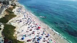 San Diego Beach During Heat Wave 2020