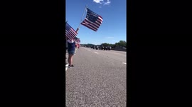 Missourians honor procession of fallen Marine killed in Afghanistan