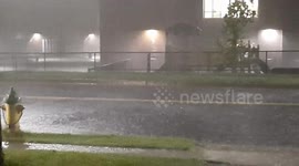 Dangerous Severe Thunderstorm In Frederick, Maryland With Incredible Lightning & Wind - 9/8/2021
