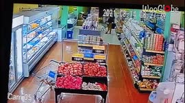 Items rocked off shelves in dramatic CCTV footage as earthquake strikes Haiti