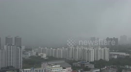 Storm batters Bangkok as country reaches peak of annual rainy season