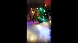 DIY Christmas Village Lake