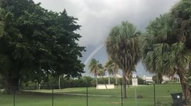 US: Waterspout Spotted Over Sky In Palm Beach, FL