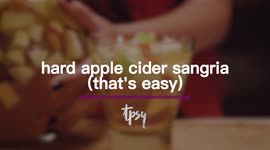 Cinnamon-Spiced Hard Cider Sangria Recipe