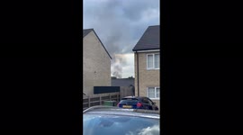 UK: Explosion Occurred Due To Industrial Fire Breaks Out In Dewsbury 2