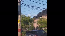 Massive fire breaks out at hospital near JFK Airport in Queens, New York