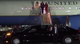 9/11's 20th anniversary: US President Joe Biden and First Lady arrive at LaGuardia Airport in Queens, NY