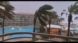 Tropical storm Olaf: strong winds slam Los Cabos resort region in Mexico