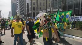 Pro-Bolsonaro protesters celebrate National Independence Day in São Paulo, Brazil