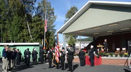 9 11 ceremony, Shamokin, Pennsylvania