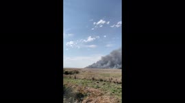 US: Lightning Causes Wildfire In Northern Utah