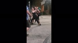 Chaos outside Kent pub as 'drunk' woman repeatedly attacks group of men