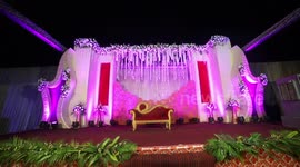This beautiful decoration is usually done in family functions.
