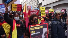 Tigray Famine and Anti-Turkish Drones Protest in London