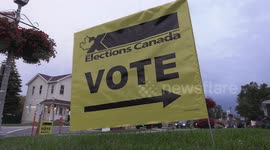 Advance polls open for voting in the Canadian election which is on September 20th with the Liberal and Conservative parties in virtual tie currently in the polls