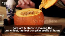 Say hello to fall with roasted pumpkin seeds