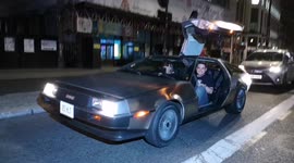 'Back to the Future' musical features Christopher Lloyd, DeLorean during opening night in London