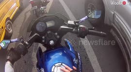 'HORRIFYING Head-On Car Accident on Narrow Road Caught on Camera '
