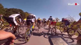 'Bike Race FATALITY - HUGE Chain-Reaction CRASH Caught on Headcam 
'