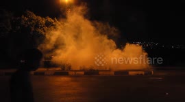 Palestinians clash with Israeli forces after protest in West Bank town of Nablus