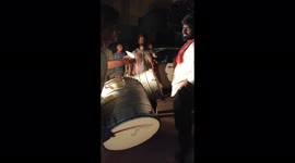 Indian village Rahul ganesh festival celebration traditional enjoying religion lots of people 4k footage