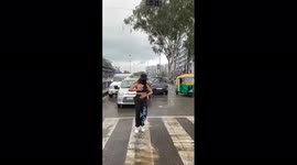Influencer lands in trouble for dancing in busy intersection