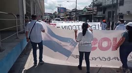Thousands of people march in El Salvador against President Nayib Bukele