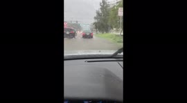 US: Streets Of Baton Rouge Flooded As Tropical Depression Nicholas Moves Through Louisiana 2