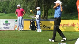 Professional top golfers from all over India participate in  J&K Open 2021 in Northern India.