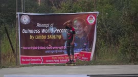 Teen smashes world record for quickest ever limbo skate in India