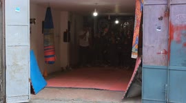 Opening of a girls' boxing training club in the Gaza Strip .