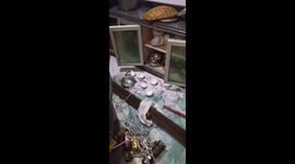 Resident films messy flat after 6.0-magnitude earthquake strikes southern China