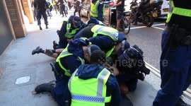 Arrests made as anti-vaxx protestors clash with London police
