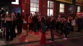 Anger Breaks Out Outside London Fashion Week Party