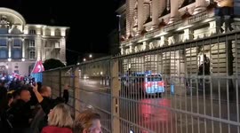 Switzerland: Bern Police Use Water Cannon To Disperse Protest Against Covid-Related Mandate