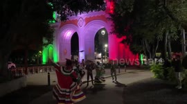 Mexican Independence Day celebration in Arcos Vallarta