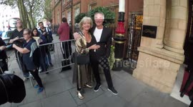 Emma Thompson in night out with husband Greg Wise and daughter Gaia