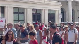 Thousands protest against COVID-19 measures in Montpellier, France