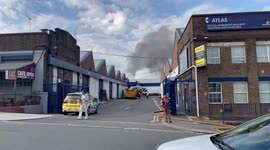 Fire breaks out on Brent industrial estate