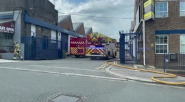 Fire breaks out on industrial estate in Brent
