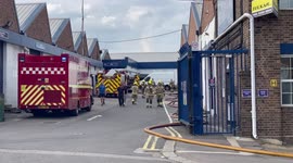 Huge fire breaks out on Brent industrial estate