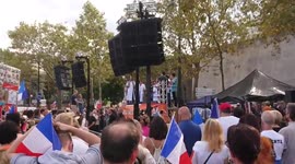 Protest against Health Pass takes place in Paris, France