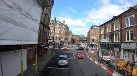 Time lapse of bus journey from new Park & Ride in West Yorkshire